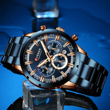 Charger l&#39;image dans la galerie, La montre partenaire Curren L&#39;Inoxydable© pour Homme - Montres Lige Officiel
