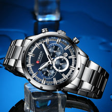 Charger l&#39;image dans la galerie, La montre partenaire Curren L&#39;Inoxydable© pour Homme - Montres Lige Officiel
